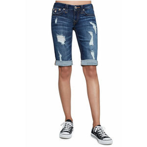 True Religion Women's Bermuda Jean Shorts